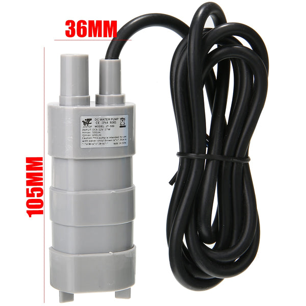 5M High Flow Water Pump Submersible Water Pump For Camper Caravan Motorhome Fish Tank Change Water 600L/H 12V