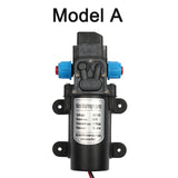 DC 12V 60W Micro Electric Diaphragm Water Pump Automatic Switch 5L/min High Pressure Car Washing Spray Water Pump 0.8Mpa 5L/min