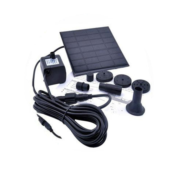 1.2 Watt Solar 12 V Water Pump Fountain Submersible Pump for Outdoor Garden Bath Fish Tank square shape