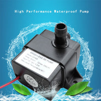 Ultra-quiet DC 12V 4.2W 240L/H Flow Rate Waterproof Brushless Pump Mini Submersible Water Pump For Garden Goldfish Bowl 2020 new